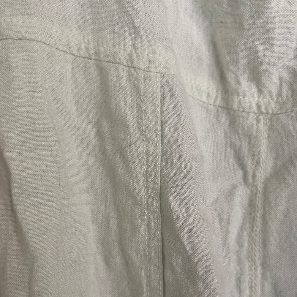 Urban Outfitters BDG Tilly Linen Utility Overalls in Light Green‎ S - Picture 14 of 14